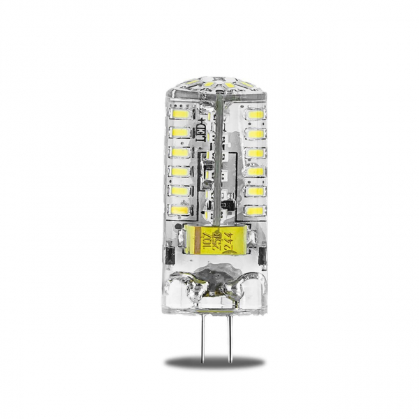 Лампа светодиодная Gauss G4 3W 2700K прозрачная 107707103 Лампа светодиодная Gauss G4 3W 2700K прозрачная 107707103