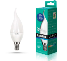 Лампа светодиодная Camelion E14 10W 6500K LED10-CW35/865/E14 14405
