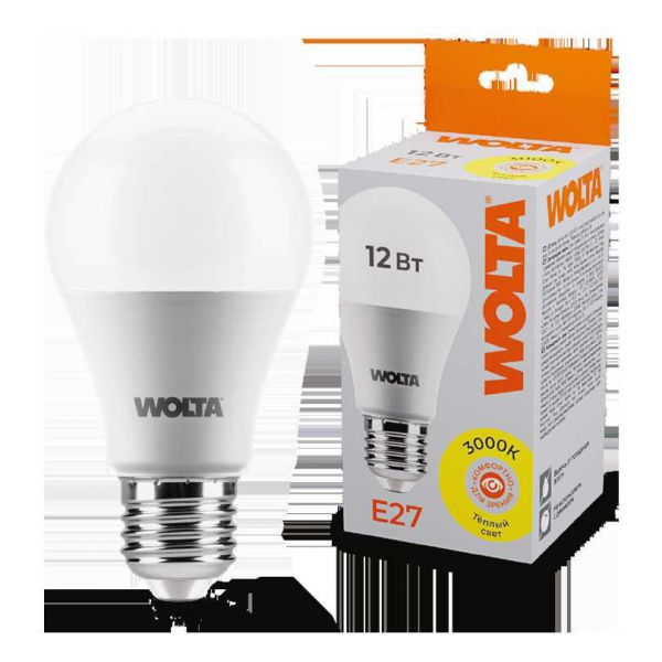 Светодиодная лампа WOLTA 25Y60BL12E27 Светодиодная лампа WOLTA 25Y60BL12E27