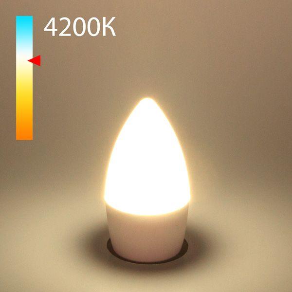 Лампа светодиодная Elektrostandard E27 8W 4200K матовая a048383 Лампа светодиодная Elektrostandard E27 8W 4200K матовая a048383