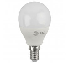 Лампа светодиодная ЭРА E14 10W 2700K матовая ECO LED P45-10W-827-E14 Б0032968