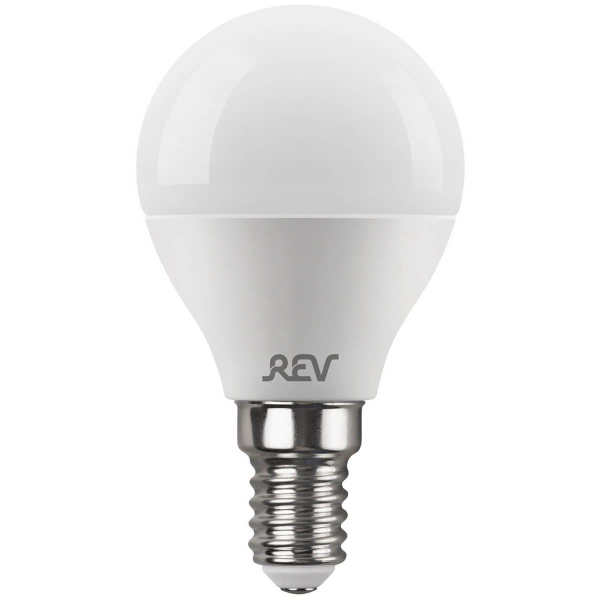 Лампа светодиодная REV G45 Е14 9W 2700K теплый свет шар 32406 5 Лампа светодиодная REV G45 Е14 9W 2700K теплый свет шар 32406 5