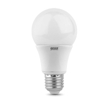 Лампа светодиодная Gauss E27 7W 3000K матовая 23217A