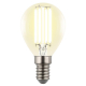 Лампа светодиодная Uniel E14 4W 3000K прозрачная LED-G45-4W/3000K/E14/CL GLY01TR UL-00011938