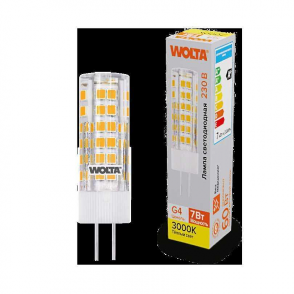 Светодиодная лампа WOLTA WSTD-JC-220V7W3KG4-C Светодиодная лампа WOLTA WSTD-JC-220V7W3KG4-C