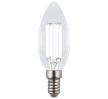 Лампа светодиодная Uniel E14 4W 4000K прозрачная LED-C35-4W/4000K/E14/CL GLY01TR UL-00011937