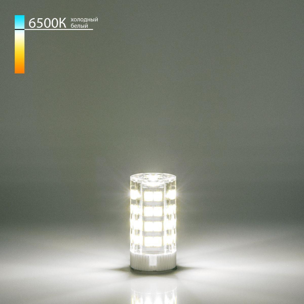Лампа светодиодная Elektrostandard G9 7W 6500K прозрачная a055356 Лампа светодиодная Elektrostandard G9 7W 6500K прозрачная a055356