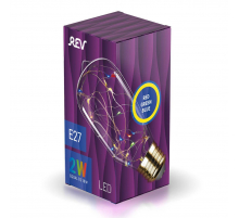 Лампа светодиодная REV VINTAGE RGB Starry ST64 E27 DECO Premium груша 32447 8 Лампа светодиодная REV VINTAGE RGB Starry ST64 E27 DECO Premium груша 32447 8