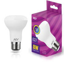 Лампа светодиодная REV R63 Е27 8W теплый свет рефлектор 32336 5
