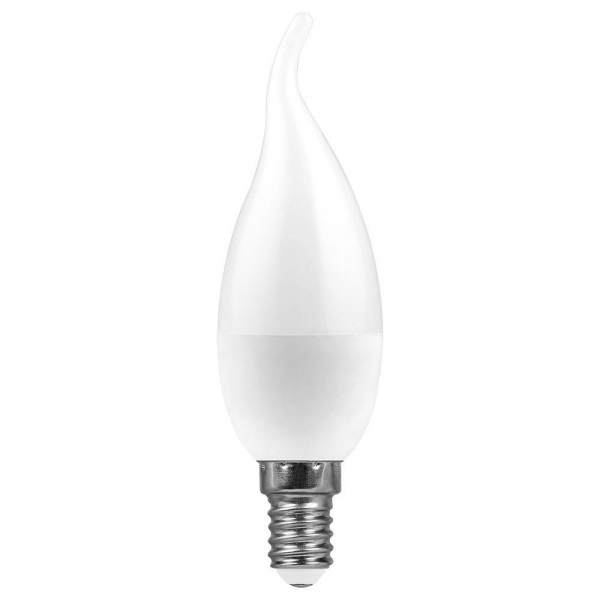 Лампа светодиодная Feron E14 9W 6400K матовая LB-570 38136 Лампа светодиодная Feron E14 9W 6400K матовая LB-570 38136