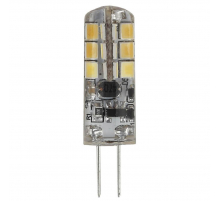 Лампа светодиодная ЭРА G4 1,5W 2700K прозрачная LED JC-1,5W-12V-827-G4 Б0033188