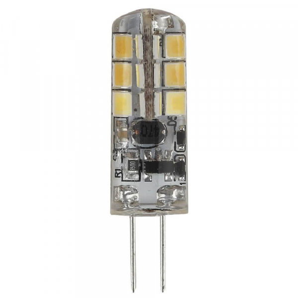 Лампа светодиодная ЭРА G4 1,5W 2700K прозрачная LED JC-1,5W-12V-827-G4 Б0033188 Лампа светодиодная ЭРА G4 1,5W 2700K прозрачная LED JC-1,5W-12V-827-G4 Б0033188