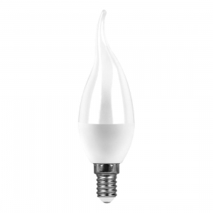 Лампа светодиодная Feron E14 7W 6400K матовая LB-97 38135