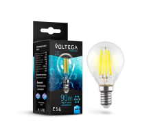Лампа светодиодная Voltega E14 6,5W 4000K прозрачная VG10-G45E14cold9W-F 7137