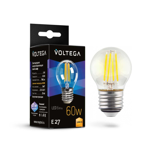 Лампочка Voltega Crystal 7215