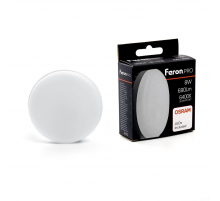 Лампа светодиодная Feron GX53 8W 6400K матовая LB-1508 38204 Лампа светодиодная Feron GX53 8W 6400K матовая LB-1508 38204