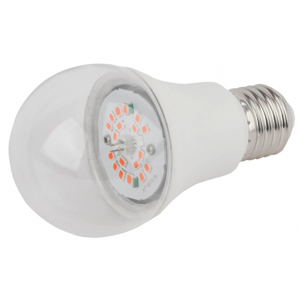 Лампа светодиодная для растений ЭРА E27 10W 1310K прозрачная FITO-10W-RB-E27-K Б0039069 Лампа светодиодная для растений ЭРА E27 10W 1310K прозрачная FITO-10W-RB-E27-K Б0039069
