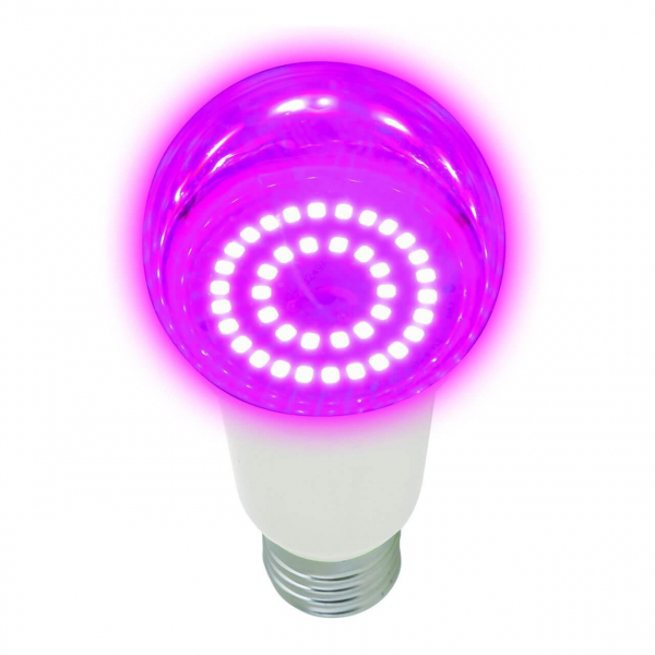 Лампа светодиодная для растений Uniel E27 14W прозрачная LED-A60-14W/SPSB/E27/CL PLP30WH UL-00006260 Лампа светодиодная для растений Uniel E27 14W прозрачная LED-A60-14W/SPSB/E27/CL PLP30WH UL-00006260