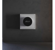 Терморегулятор электронный S70 с индикацией и датчиком, для теплого пола, (серый) Voltum VLS070116