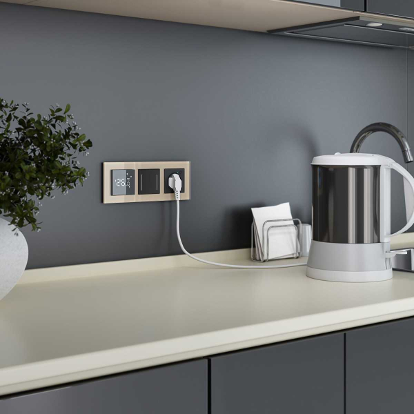 Терморегулятор сенсорный для теплого пола Werkel W1151208 черный 4690389176944