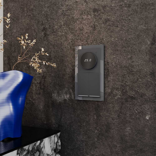 Терморегулятор электронный Voltum S70 с индикацией и датчиком, для теплого пола, (графит) VLS070107 Терморегулятор электронный Voltum S70 с индикацией и датчиком, для теплого пола, (графит) VLS070107