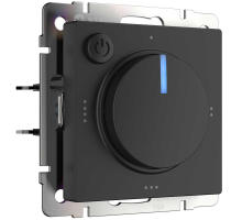 Терморегулятор электромеханический для теплого пола Werkel W1151108 черный 4690389156830