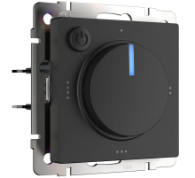 Терморегулятор электромеханический для теплого пола Werkel W1151108 черный 4690389156830