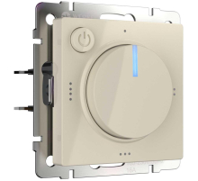 Терморегулятор электромеханический для теплого пола Werkel слоновая кость W1151103 4690389155710