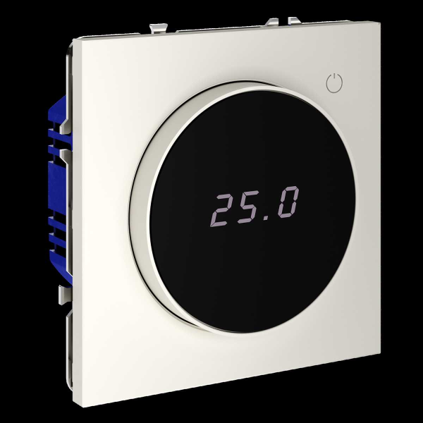 Терморегулятор электронный S70 с индикацией и датчиком, для теплого пола, (хлопок) Voltum VLS070113