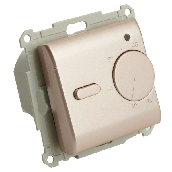 Терморегулятор для теплого пола Stekker Катрин шампань GLS00-7117-02 49743