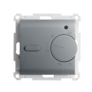 Терморегулятор для теплого пола Stekker Катрин серебро GLS00-7117-03 49742