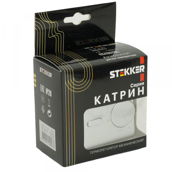 Терморегулятор для теплого пола Stekker Катрин серебро GLS00-7117-03 49742 Терморегулятор для теплого пола Stekker Катрин серебро GLS00-7117-03 49742