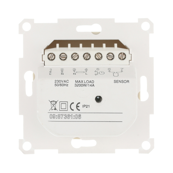 Терморегулятор LK Studio теплого пола в комплекте с сенсором (бежевый), LK60, LK80 867601-1