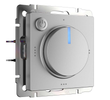 Терморегулятор Werkel электромеханический для теплого пола серебряный W1151106 4690389156021