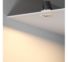 Встраиваемый светодиодный светильник Elektrostandard Inline 25091/LED 10W 3000K белый/хром a064615