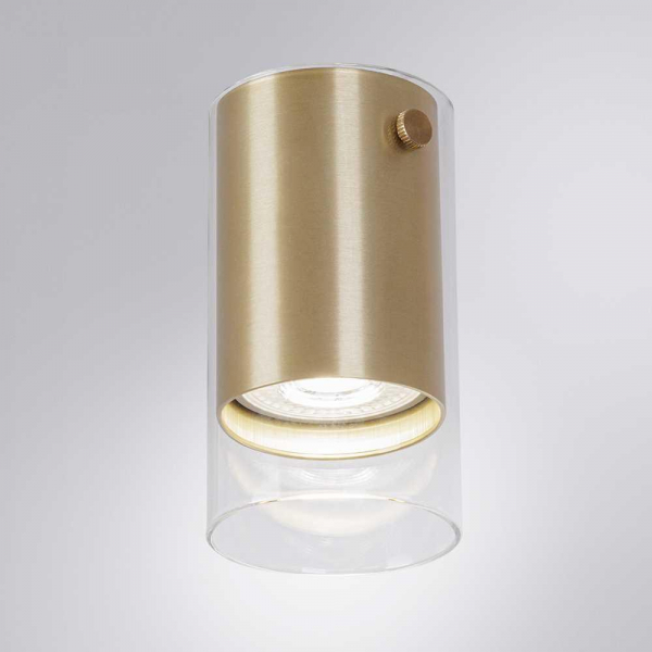 Точечный накладной светильник Arte Lamp LAZIO A5365PL-1SG Точечный накладной светильник Arte Lamp LAZIO A5365PL-1SG