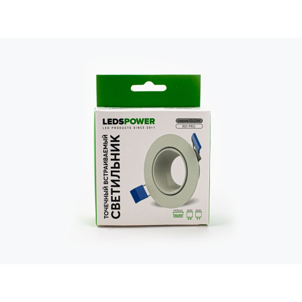 Точечный встраиваемый светильник LEDS POWER R01 PRO серия GLOW 007885 Точечный встраиваемый светильник LEDS POWER R01 PRO серия GLOW 007885