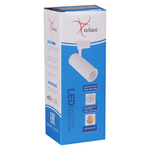 Светильник трековый Reluce 06650-9.3-LED10/20/30W CCT WT Светильник трековый Reluce 06650-9.3-LED10/20/30W CCT WT