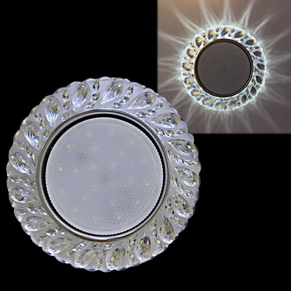 Точечный светильник Reluce 53412-9.0-001PL GX53+LED4W CL Точечный светильник Reluce 53412-9.0-001PL GX53+LED4W CL