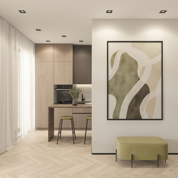 Встраиваемый светильник Denkirs Roto DK2121-BK