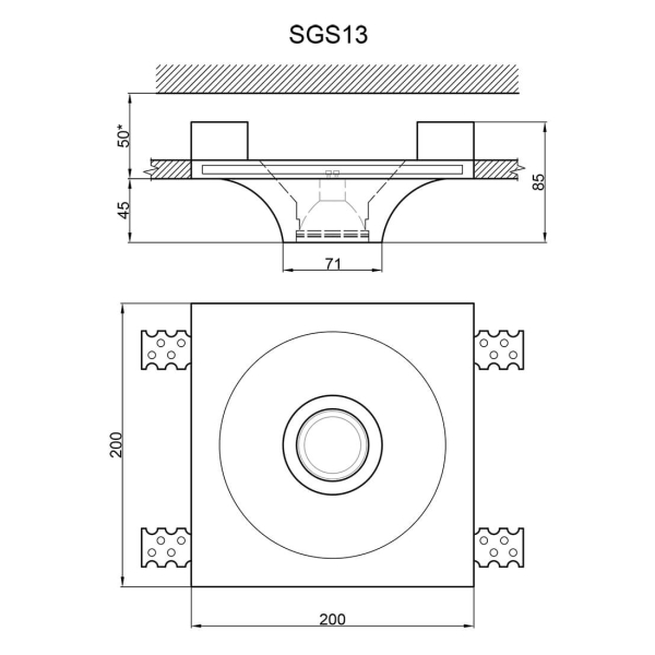 Встраиваемый светильник Artpole SGS13