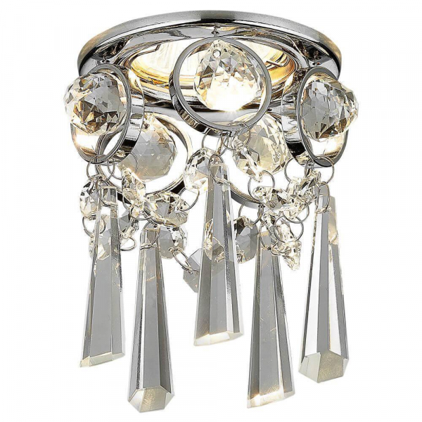 Встраиваемый светильник Ambrella light Crystal K2222 CH/CL Встраиваемый светильник Ambrella light Crystal K2222 CH/CL