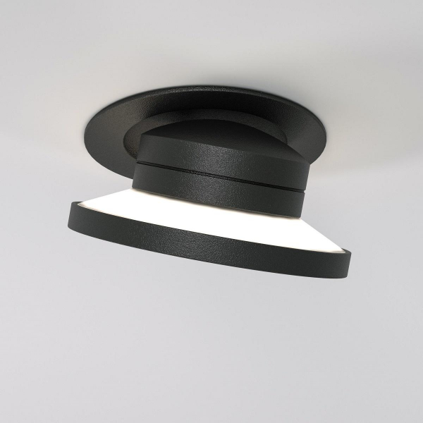 Встраиваемый светодиодный светильник Elektrostandard Surf 25084/LED 6W 4000K черный a063675 Встраиваемый светодиодный светильник Elektrostandard Surf 25084/LED 6W 4000K черный a063675