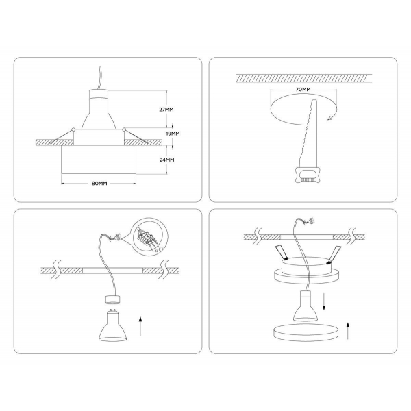 Встраиваемый светильник Ambrella light Techno Spot Acrylic Frost TN3306 Встраиваемый светильник Ambrella light Techno Spot Acrylic Frost TN3306