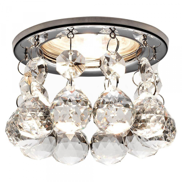 Встраиваемый светильник Ambrella light Crystal K2051 CH/CL Встраиваемый светильник Ambrella light Crystal K2051 CH/CL