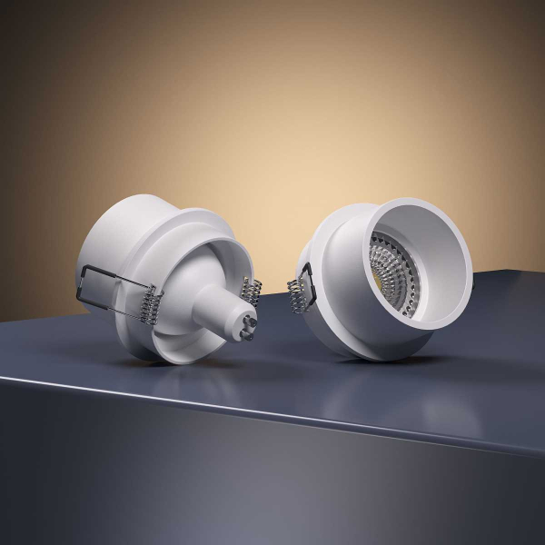 Встраиваемый светильник Elektrostandard Moll 25004/01 GU10 белый a064243