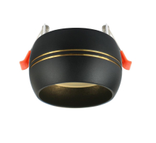 Встраиваемый светильник ЭРА KL81 BK/GD Б0049009