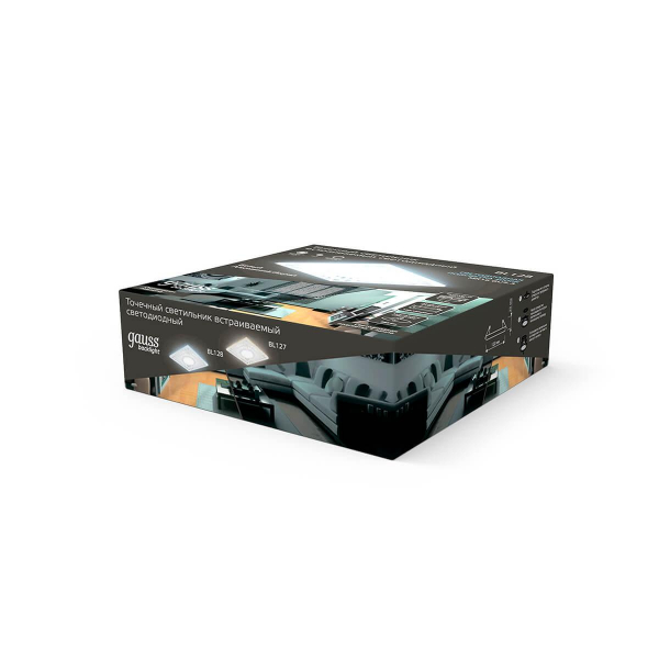 Встраиваемый светильник Gauss Backlight BL128 Встраиваемый светильник Gauss Backlight BL128