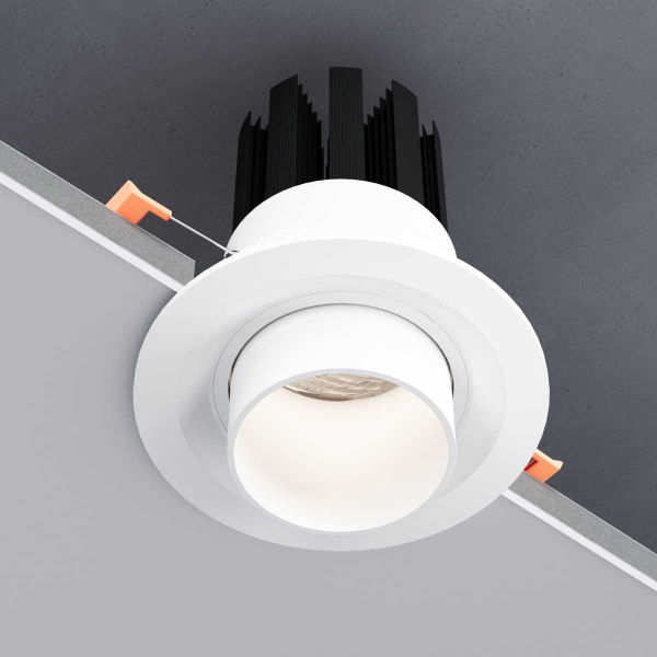 Встраиваемый светодиодный светильник Elektrostandard Zoom 9919 LED 10W 3000K белый a064031