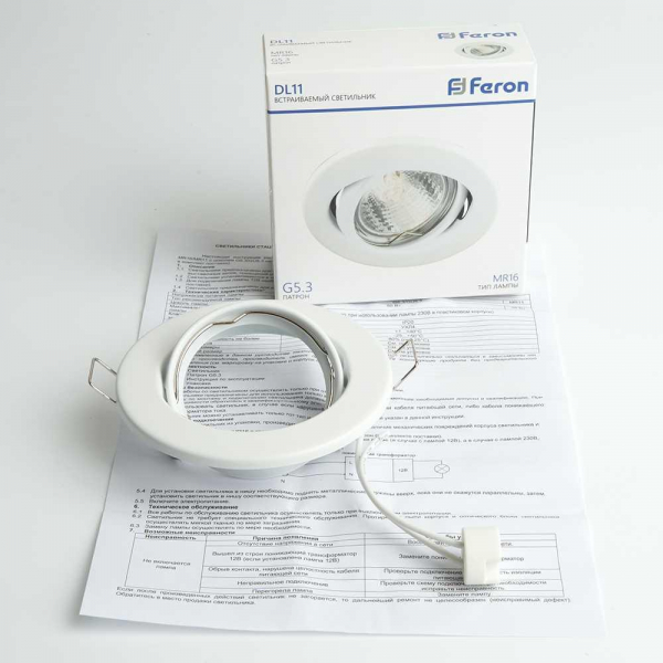 Встраиваемый светильник Feron DL11 48465 Встраиваемый светильник Feron DL11 48465